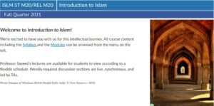 Islamic Studies M20 course sceeenshot